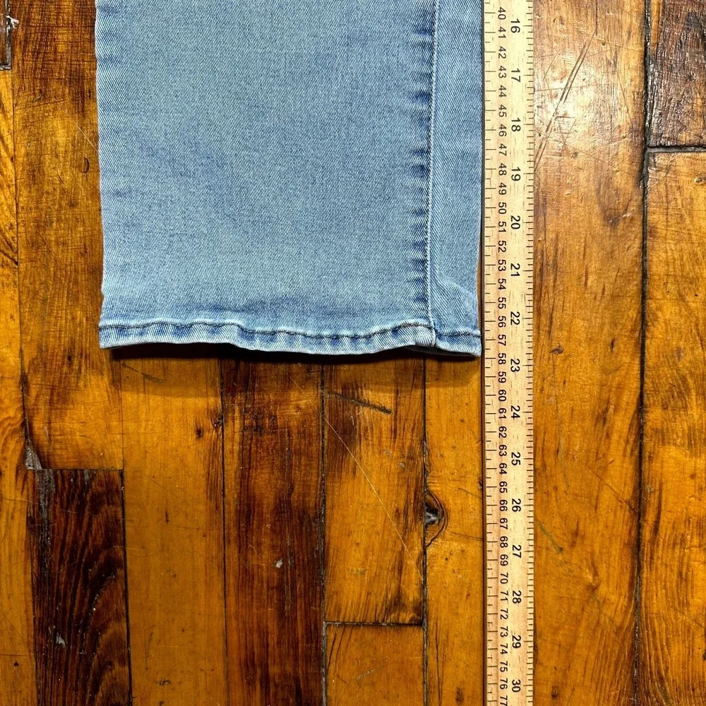 Jessica Simpson Jeans Girls Size 10 Blue Denim Light Wash Mia Wide‎ Leg Classic